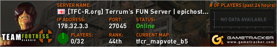 Visit GameTracker.com for the latest game server information!