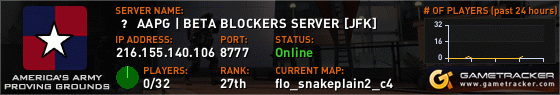 Visit GameTracker.com for the latest game server information!