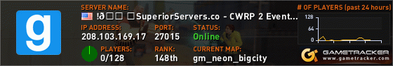 Visit GameTracker.com for the latest game server information!