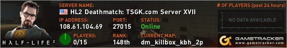 Visit GameTracker.com for the latest game server information!