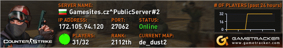 Visit GameTracker.com for the latest game server information!