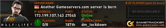 Visit GameTracker.com for the latest game server information!