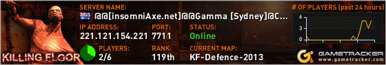 Visit GameTracker.com for the latest game server information!