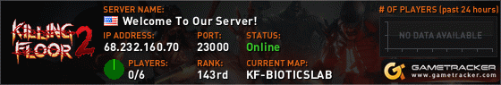 Visit GameTracker.com for the latest game server information!