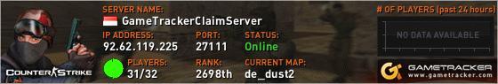 Visit GameTracker.com for the latest game server information!