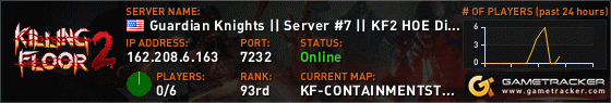 Visit GameTracker.com for the latest game server information!